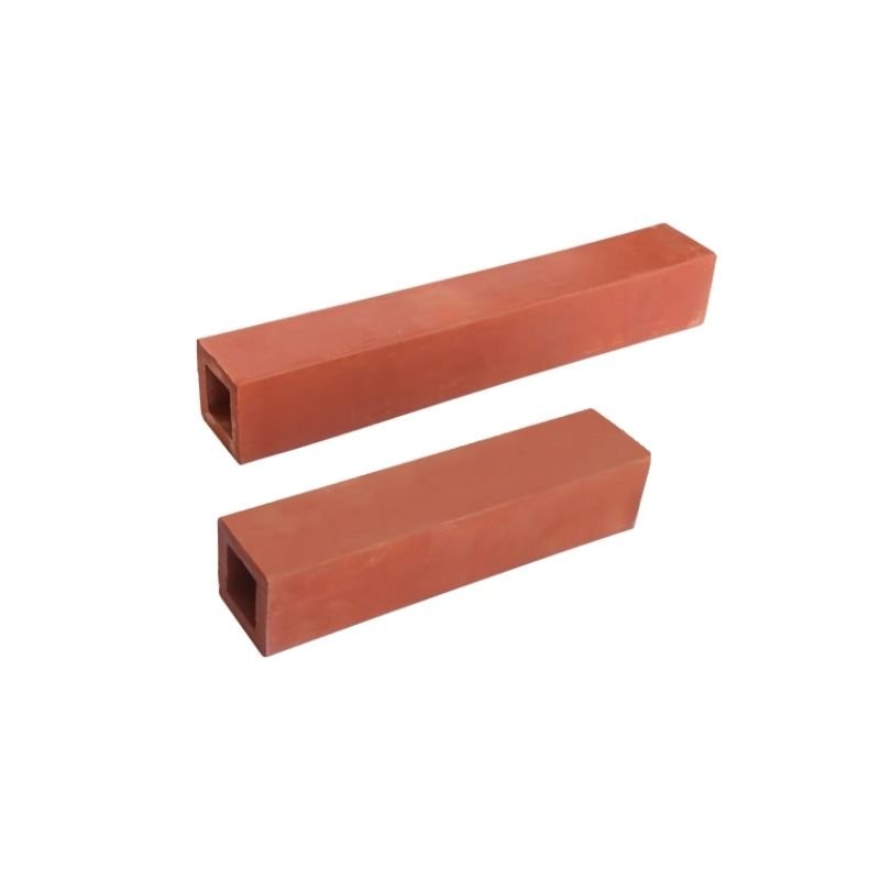 Square pipe terracotta