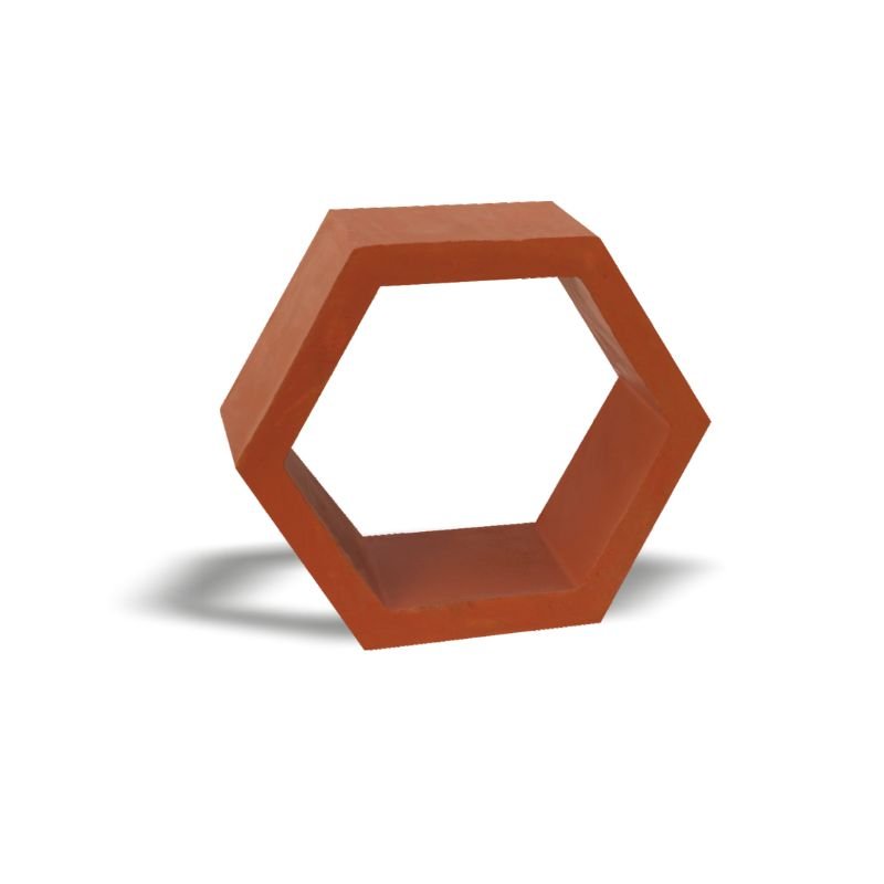 Hexagon Terracotta jali / Hexagon Breeze Block